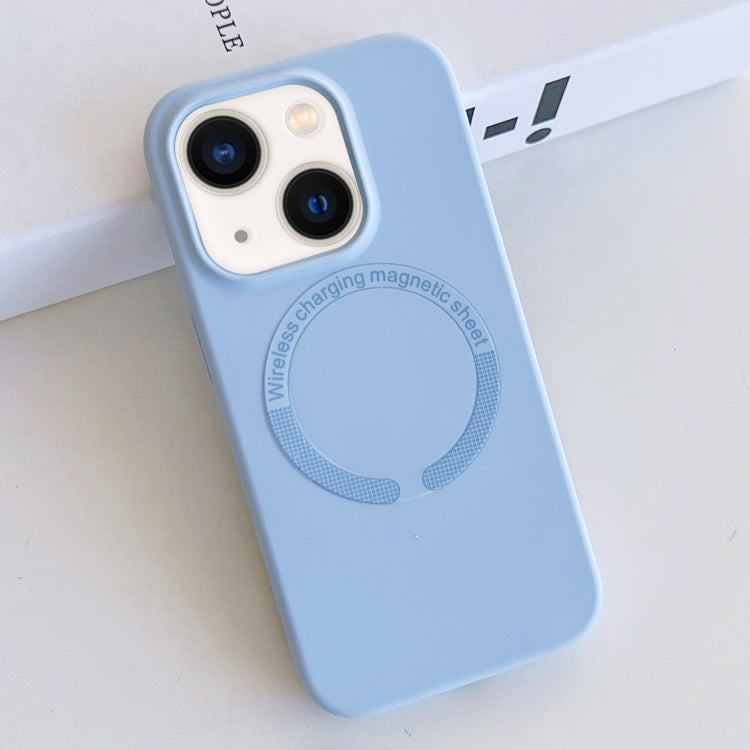 Custodia silicone liquido magnetica MagSafe iPhone 14 Plus