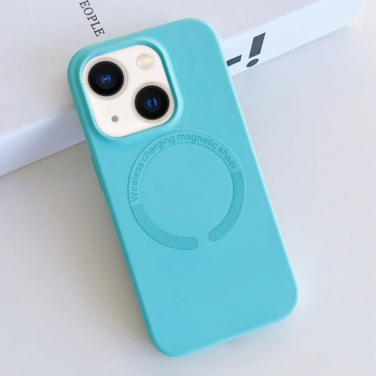 Custodia silicone liquido magnetica MagSafe iPhone 14 Plus