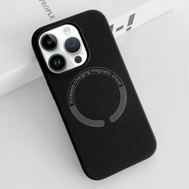 Custodia silicone liquido magnetica MagSafe iPhone 14 Pro