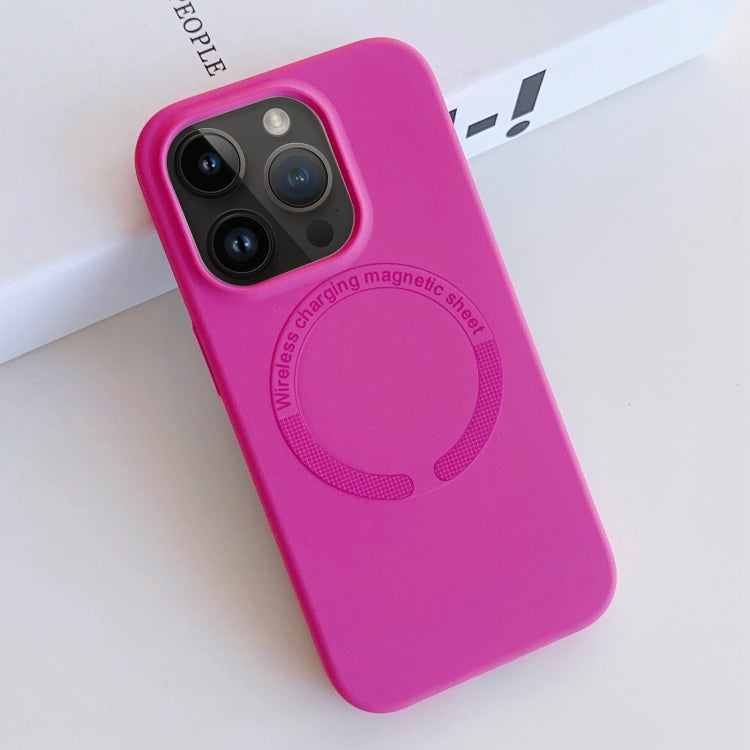 Custodia silicone liquido magnetica MagSafe iPhone 14 Pro