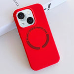 Custodia silicone liquido magnetica MagSafe iPhone 15 Plus