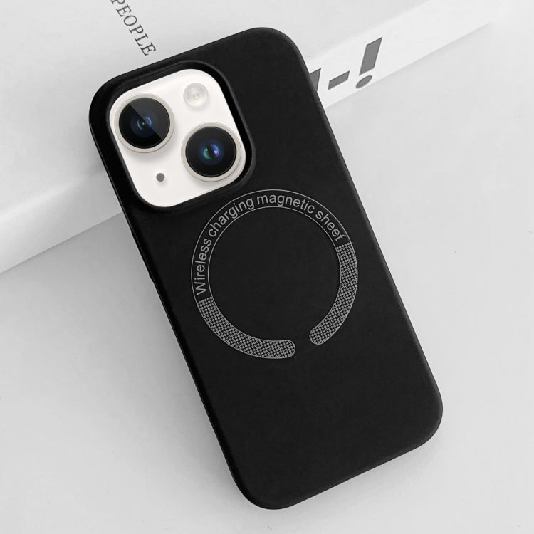Custodia silicone liquido magnetica MagSafe iPhone 15 Plus