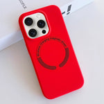 Custodia silicone liquido magnetica MagSafe iPhone 15 Pro Max