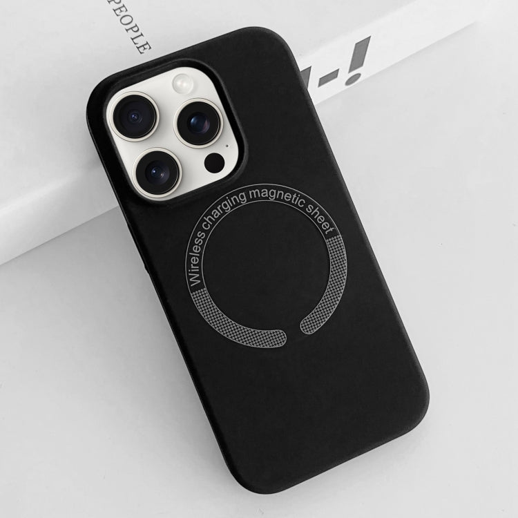 Custodia silicone liquido magnetica MagSafe iPhone 15 Pro Max