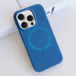 Custodia silicone liquido magnetica MagSafe iPhone 15 Pro Max