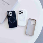 Custodia silicone liquido magnetica MagSafe iPhone 15 Pro Max