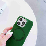 Custodia silicone liquido magnetica MagSafe iPhone 14 Plus