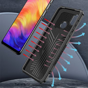 Machine Armor Warrior PC antiurto + custodia protettiva in TPU, For Xiaomi Redmi Note 7, For Xiaomi Redmi Note 9, For LG K31, For LG Aristo 5 Pro