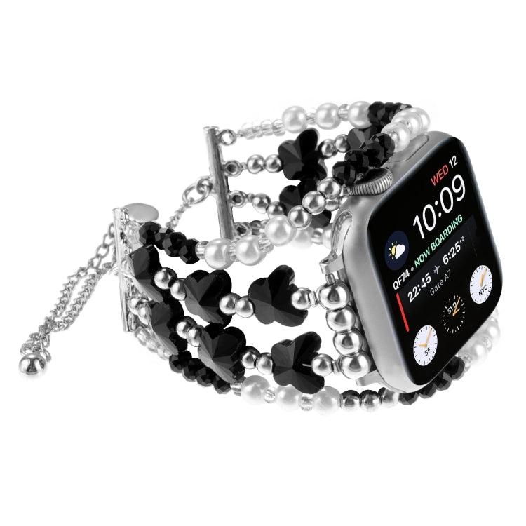 Cinturino per orologio in metallo con cinturino a catena a farfalla, For Apple Watch SE 40mm, For Apple Watch SE 44mm, For Apple Watch Series 6 40mm, For Apple Watch Series 6 44mm