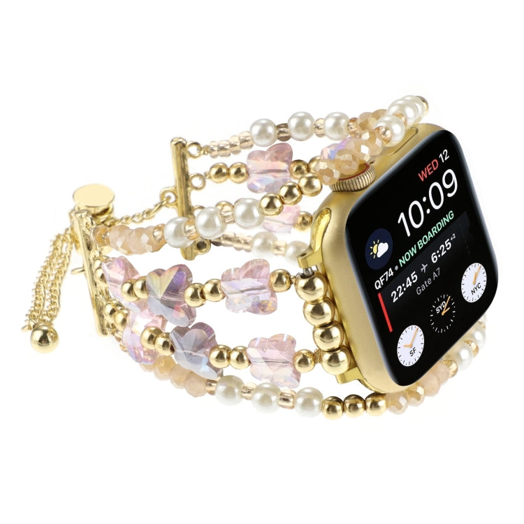 Cinturino per orologio in metallo con cinturino a catena a farfalla, For Apple Watch 42mm, For Apple Watch 38mm
