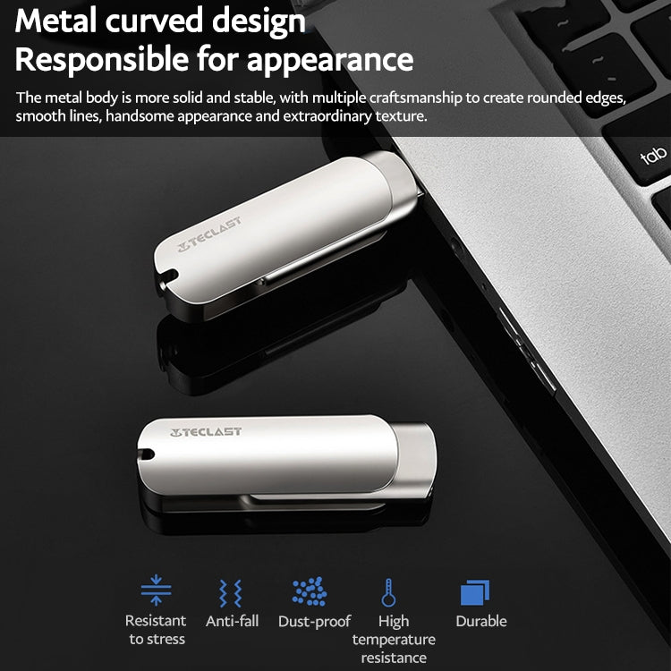 Unità flash Twister USB 3.0 serie Teclast Leishen Plus, 32GB, 64GB, 128GB