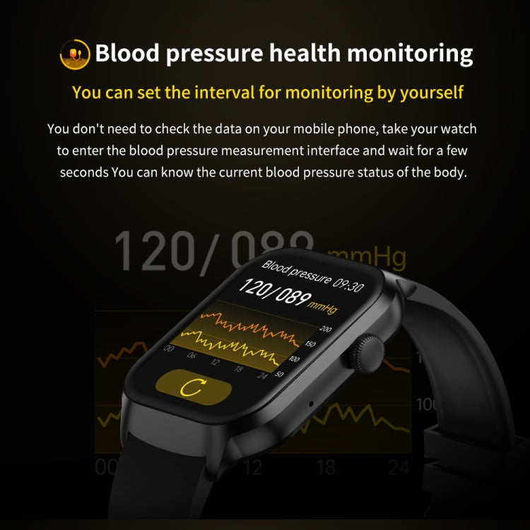 Cinturino in acciaio milanese da 2,01 pollici Chiamata Bluetooth Smart Watch Supporto Monitoraggio della frequenza cardiaca / Zucchero nel sangue non invasivo, Milanese Steel Strap Gold