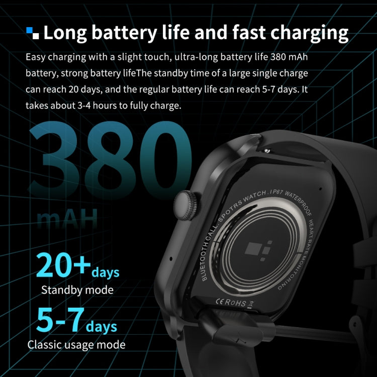 Cinturino in acciaio milanese da 2,01 pollici Chiamata Bluetooth Smart Watch Supporto Monitoraggio della frequenza cardiaca / Zucchero nel sangue non invasivo, Milanese Steel Strap Gold