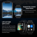 Cinturino in acciaio milanese da 2,01 pollici Chiamata Bluetooth Smart Watch Supporto Monitoraggio della frequenza cardiaca / Zucchero nel sangue non invasivo, Milanese Steel Strap Gold