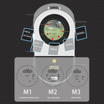 Telescopio laser portatile PR165 6X da 5 a 1000 iarde