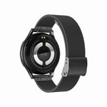 Cinturino in acciaio milanese da 1,43 pollici Chiamata Bluetooth Smart Watch Supporto ECG / Zucchero nel sangue non invasivo, Milanese Steel Strap Black, Milanese Steel Strap Rose Gold
