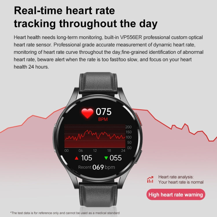 Cinturino in acciaio milanese da 1,43 pollici Chiamata Bluetooth Smart Watch Supporto ECG / Zucchero nel sangue non invasivo, Milanese Steel Strap Black, Milanese Steel Strap Rose Gold