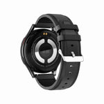 Cinturino in pelle da 1,43 pollici Chiamata Bluetooth Smart Watch Supporto ECG / Zucchero nel sangue non invasivo, Leather Strap Black, Leather Strap Brown