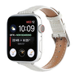Cinturino sottile in pelle di coccodrillo, For Apple Watch SE 2023 44mm, For Apple Watch SE 2023 40mm, For Apple Watch Ultra 2 49mm