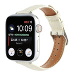 Cinturino sottile in pelle di coccodrillo, For Apple Watch Series 6 44mm, For Apple Watch Series 5 44mm, For Apple Watch Series 5 40mm