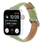 Cinturino sottile in pelle di coccodrillo, For Apple Watch Series 3 42mm, For Apple Watch Series 2 42mm, For Apple Watch Series 2 38mm