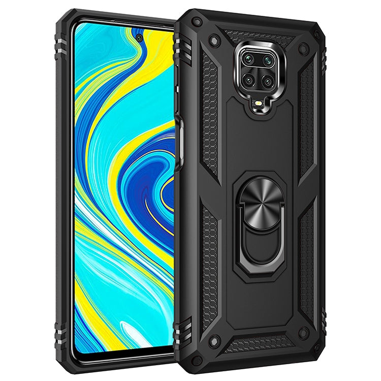 Custodia antiurto TPU e PC con supporto girevole per Xiaomi Redmi