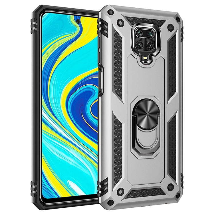Custodia antiurto TPU e PC con supporto girevole per Xiaomi Redmi