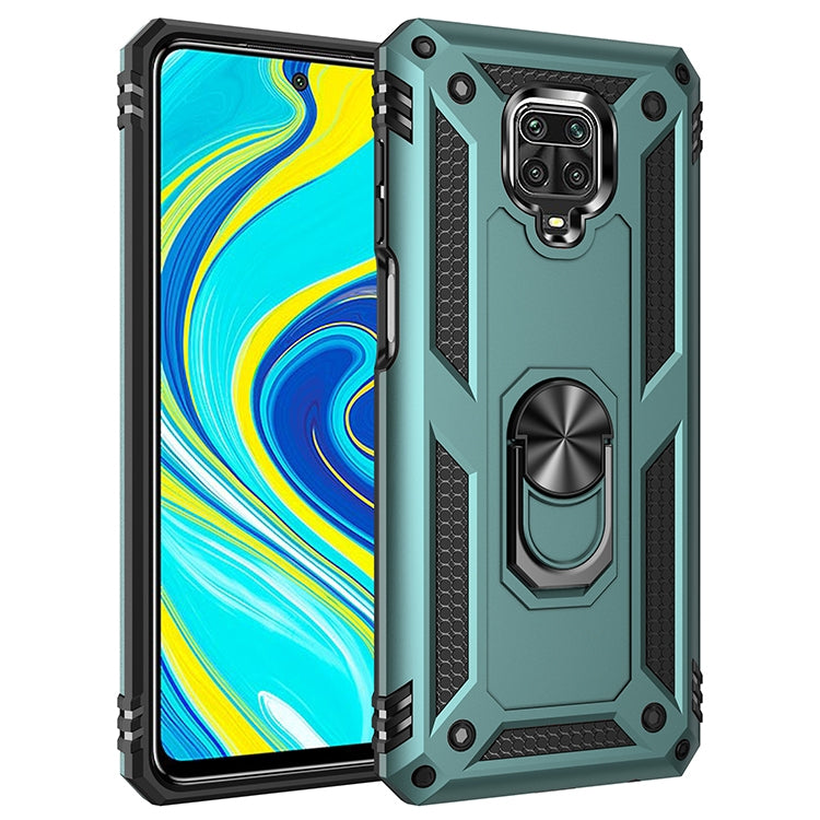 Custodia antiurto TPU e PC con supporto girevole per Xiaomi Redmi