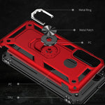 Custodia antiurto TPU e PC con supporto girevole per Xiaomi Redmi
