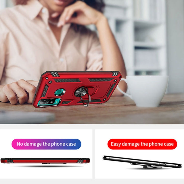 Custodia antiurto TPU e PC con supporto girevole per Xiaomi Redmi