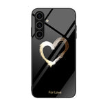 Custodia per telefono in vetro verniciato colorato, For Samsung Galaxy S24+ 5G