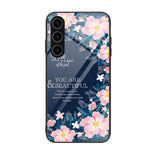 Custodia per telefono in vetro verniciato colorato, For Samsung Galaxy S24+ 5G