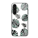 Custodia per telefono in vetro verniciato colorato, For Samsung Galaxy S24 5G