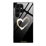 Custodia per telefono in vetro verniciato colorato, For Samsung Galaxy S24 Ultra 5G