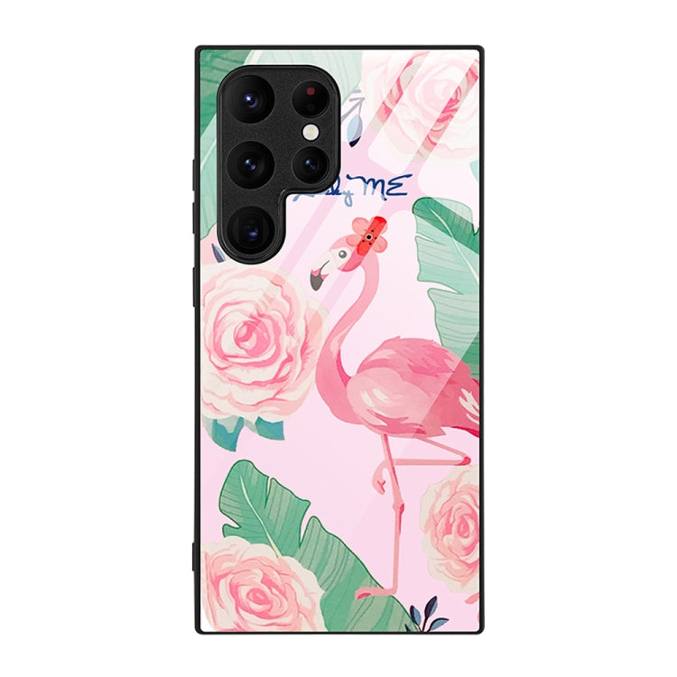 Custodia per telefono in vetro verniciato colorato, For Samsung Galaxy S24 Ultra 5G