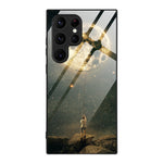 Custodia per telefono in vetro verniciato colorato, For Samsung Galaxy S24 Ultra 5G
