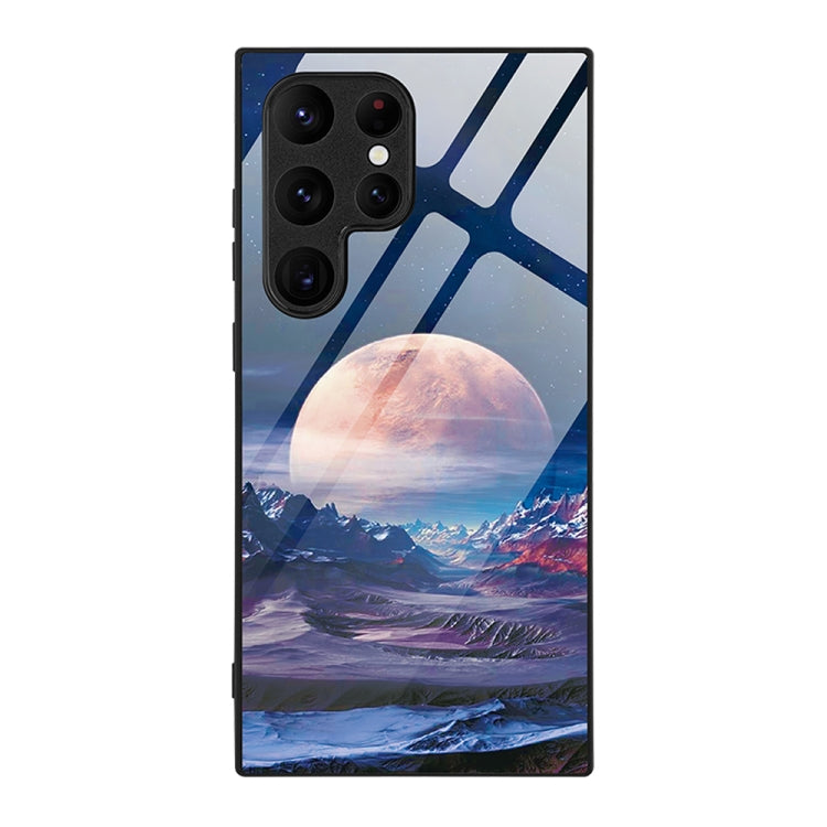 Custodia per telefono in vetro verniciato colorato, For Samsung Galaxy S24 Ultra 5G
