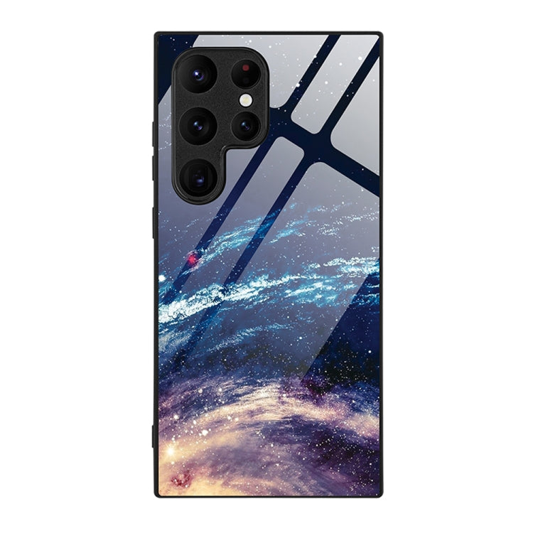 Custodia per telefono in vetro verniciato colorato, For Samsung Galaxy S24 Ultra 5G