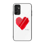 Custodia per telefono in vetro verniciato colorato, For Samsung Galaxy A15 4G