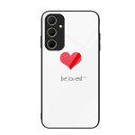 Custodia per telefono in vetro verniciato colorato, For Samsung Galaxy A35 5G