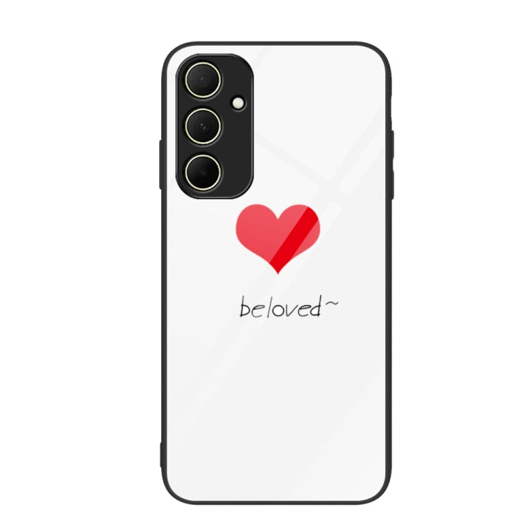 Custodia per telefono in vetro verniciato colorato, For Samsung Galaxy A35 5G