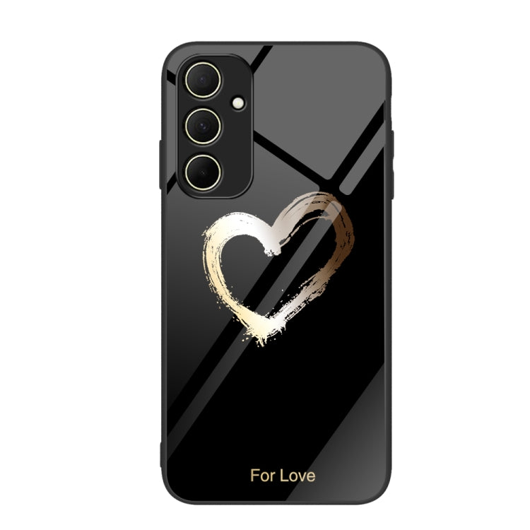 Custodia per telefono in vetro verniciato colorato, For Samsung Galaxy A35 5G