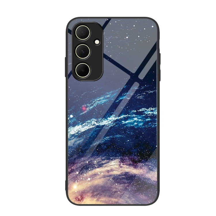 Custodia per telefono in vetro verniciato colorato, For Samsung Galaxy A35 5G