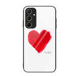 Custodia per telefono in vetro verniciato colorato, For Samsung Galaxy A55 5G
