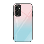 Custodia per telefono in vetro verniciato colorato, For Samsung Galaxy A55 5G