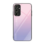 Custodia per telefono in vetro verniciato colorato, For Samsung Galaxy A55 5G