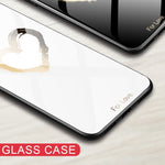 Custodia per telefono in vetro verniciato colorato, For Samsung Galaxy A55 5G