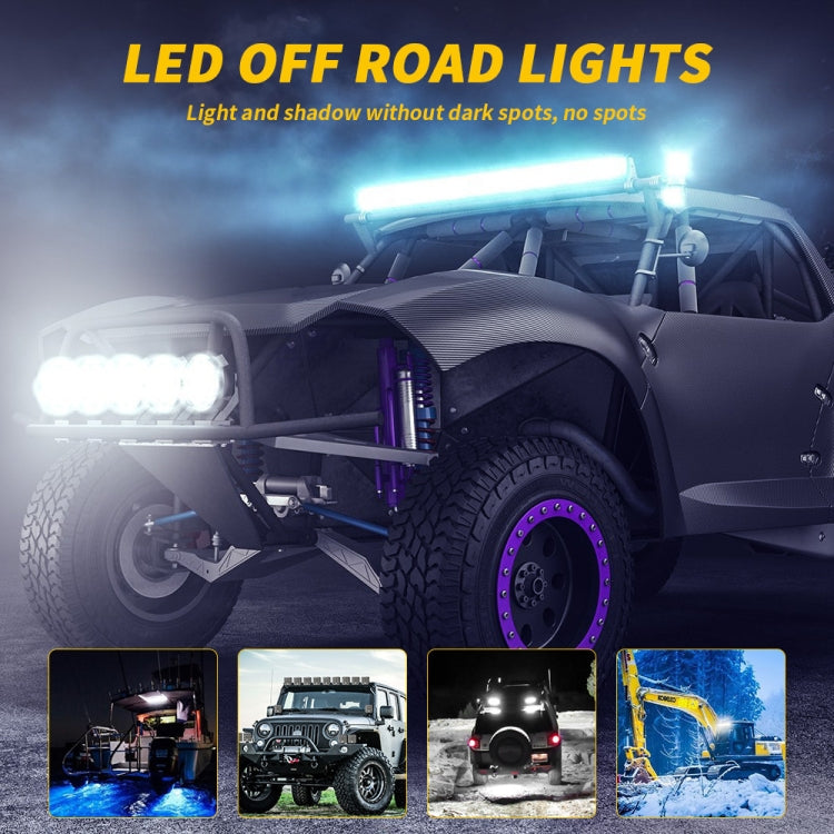 Luce ausiliaria di ingegneria LED per auto da 2,5 pollici 12-30 V 12 W 6000 K, 12-30V 12W 6000K
