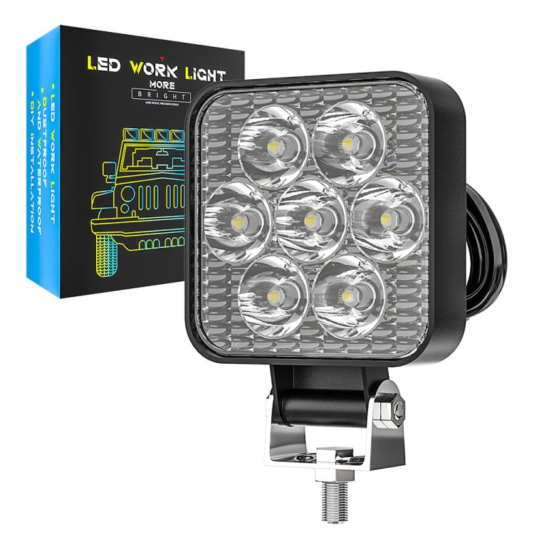 Luce ausiliaria di ingegneria LED per auto da 2,5 pollici 12-30 V 12 W 6000 K, 12-30V 12W 6000K