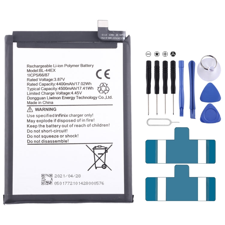 Sostituzione della batteria, For Infinix Note 30 Pro, For Infinix Hot 12 / Hot 20S, For Infinix Zeno X / X6811 / X6810, For Infinix Note 7 / Note 10 / Hot 11S, For Infinix Smart 6 / X6511 / X6511B, For Infinix Hot 9 Play / Hot 10 Play